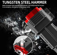 High-power Led Torch Light Rechargeable Flashlight And Multifunctional Tactical Hammer & Power Bank To Charge the Phone With Box