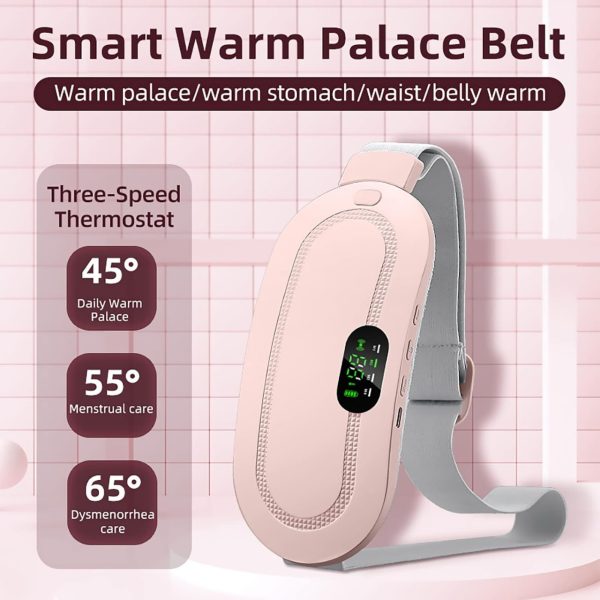 Period Pain Relief Heating Belt – Electric Heating Pad for Menstrual Cramps & Back Pain