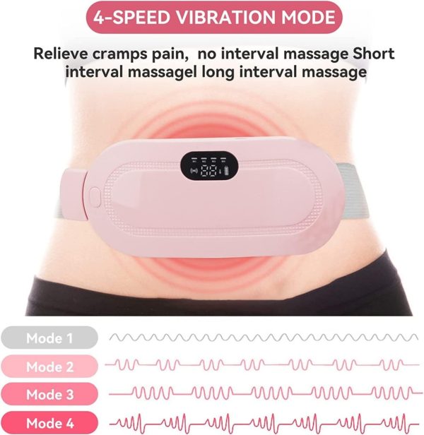 Period Pain Relief Heating Belt – Electric Heating Pad for Menstrual Cramps & Back Pain